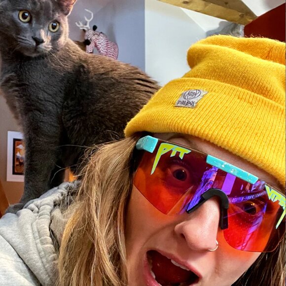 NEW Pit Viper Motorboat Sunglasses Sunset Amber Mirror Lens UV/UVB Beach Sports - Picture 2 of 8